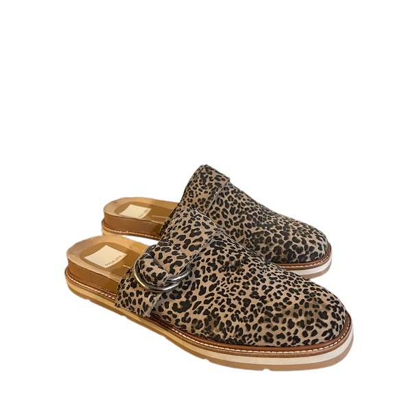 Dolce Vita Leopard Slide Mules Size 8.5 - Picture 2 of 5